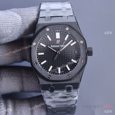 Swiss Quality Audemars Piguet Royal Oak Citizen 9015 Watch All Black 41mm